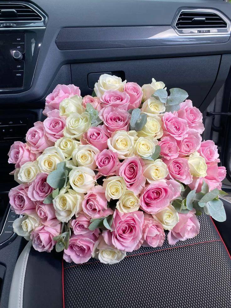 Clear Harbor Matrix workshop space where corporate flower arrangements are designed and prepared for business delivery